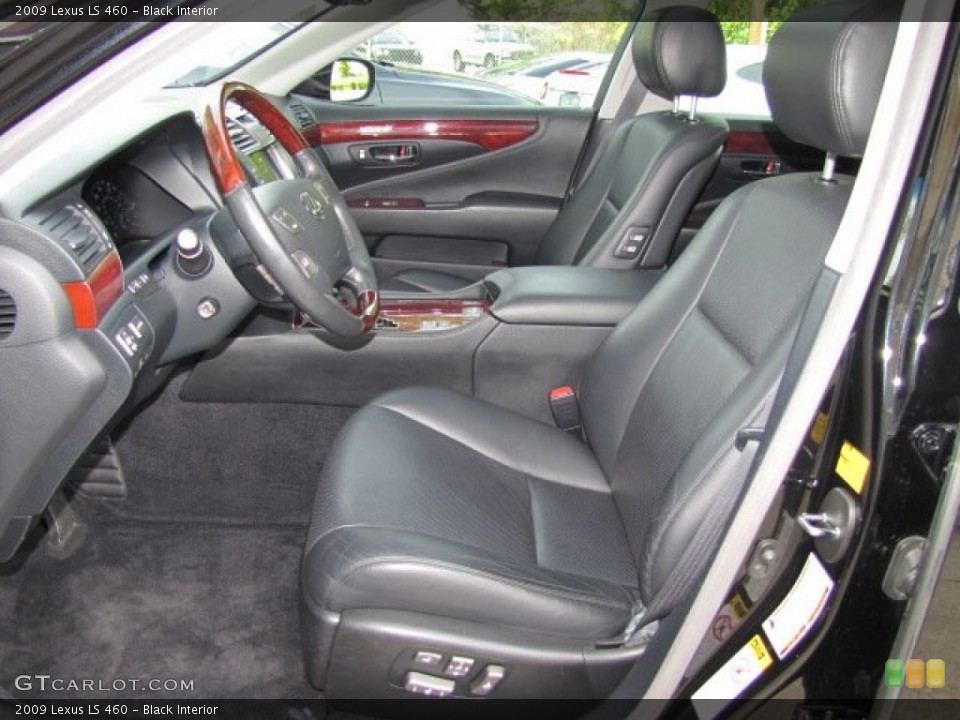 Black Interior Photo for the 2009 Lexus LS 460 #72301678