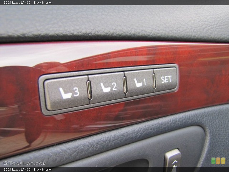 Black Interior Controls for the 2009 Lexus LS 460 #72302743