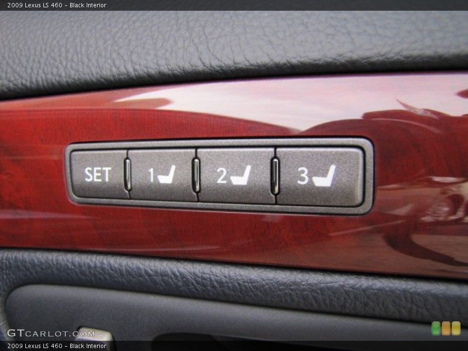 Black Interior Controls for the 2009 Lexus LS 460 #72302815