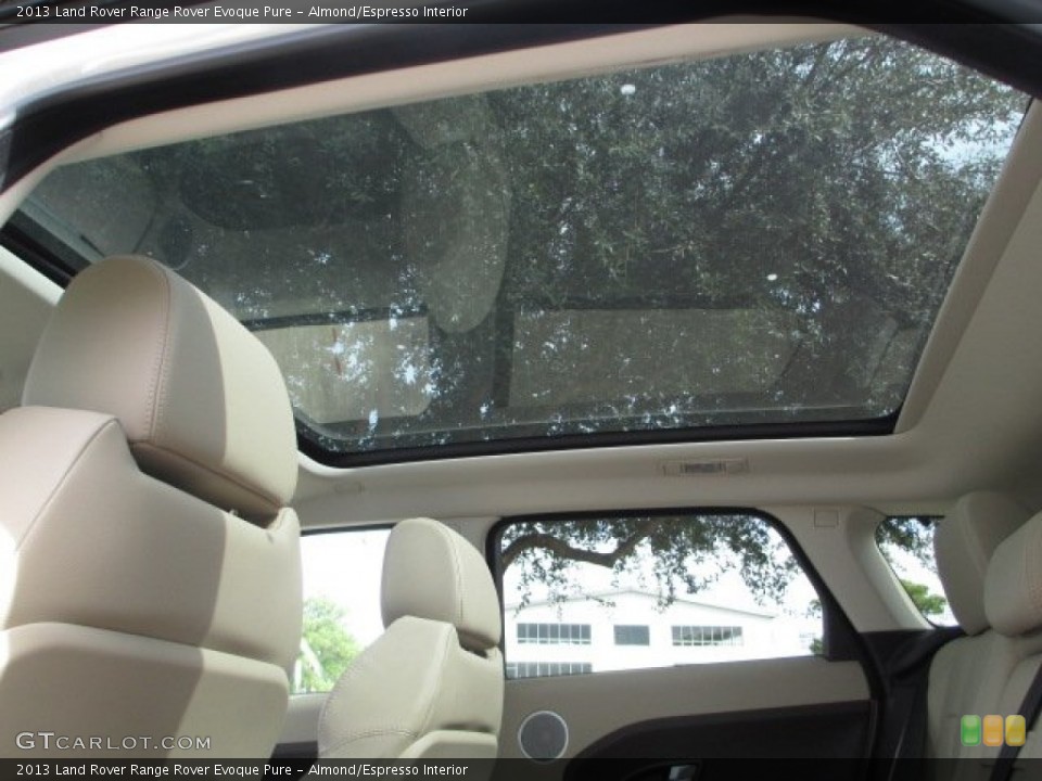 Almond/Espresso Interior Sunroof for the 2013 Land Rover Range Rover Evoque Pure #72304379