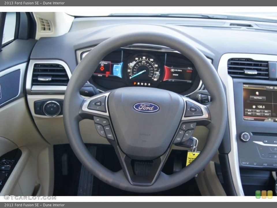 Dune Interior Steering Wheel for the 2013 Ford Fusion SE #72305023
