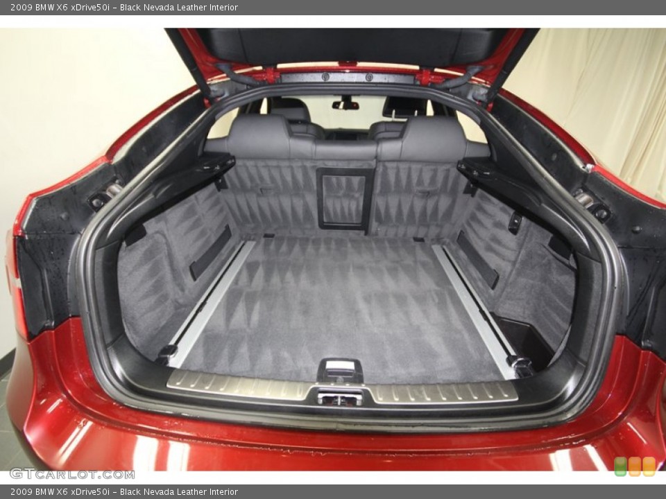 Black Nevada Leather Interior Trunk for the 2009 BMW X6 xDrive50i #72305081