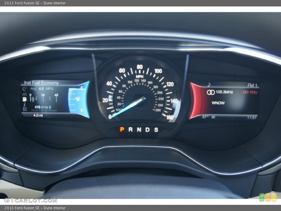 Dune Interior Gauges for the 2013 Ford Fusion SE #72305200