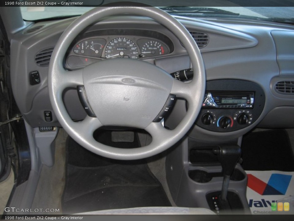 Gray Interior Dashboard for the 1998 Ford Escort ZX2 Coupe #72305599