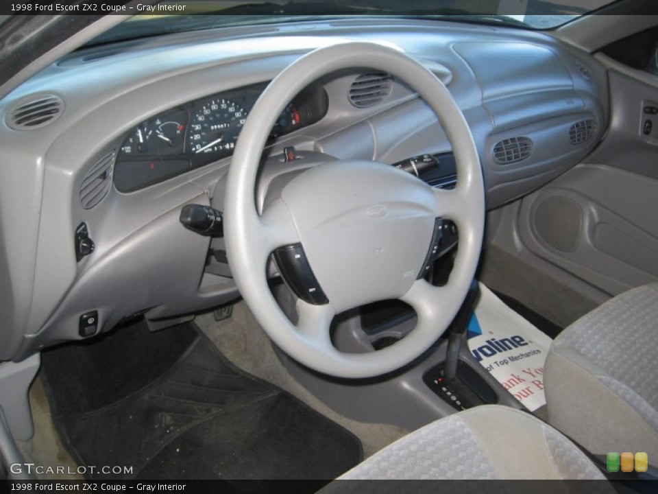 Gray 1998 Ford Escort Interiors