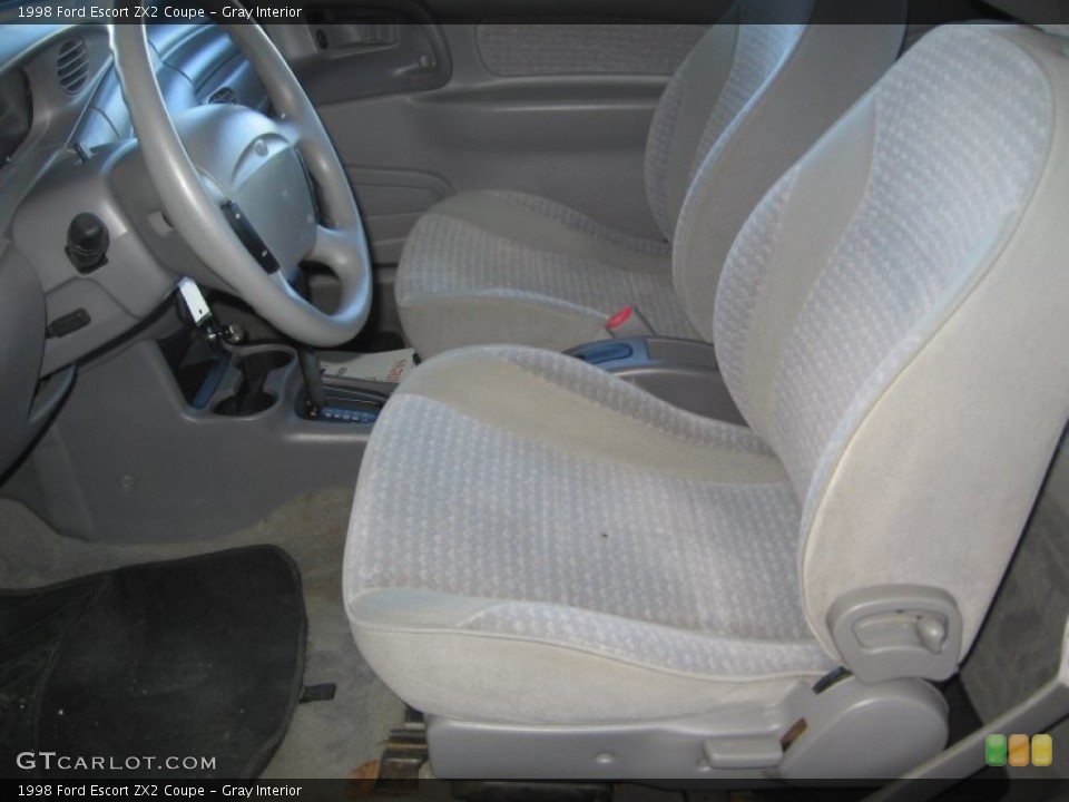 Gray Interior Front Seat for the 1998 Ford Escort ZX2 Coupe #72305674