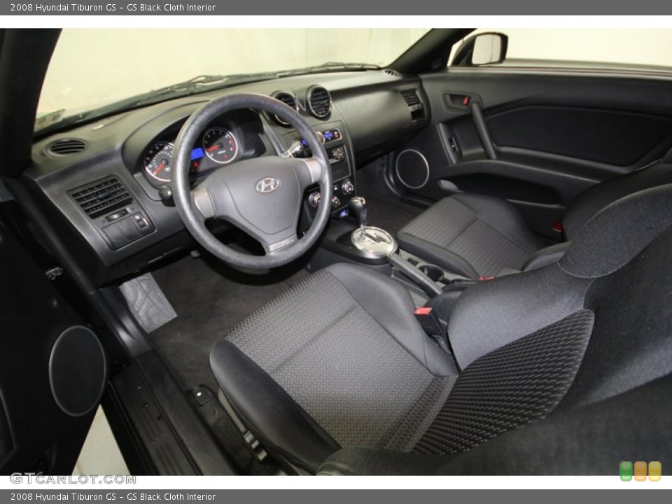 GS Black Cloth Interior Prime Interior for the 2008 Hyundai Tiburon GS #72309571