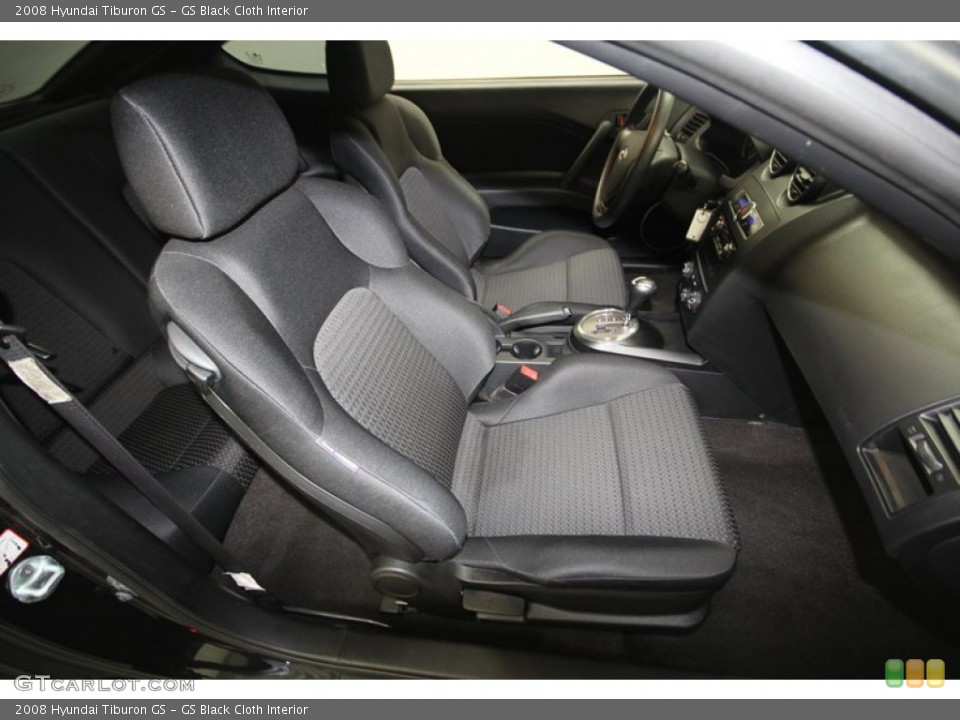 GS Black Cloth Interior Front Seat for the 2008 Hyundai Tiburon GS #72309803