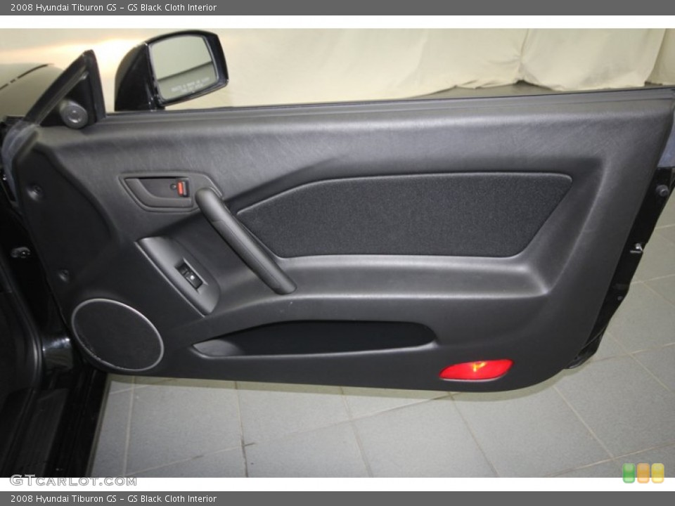 GS Black Cloth Interior Door Panel for the 2008 Hyundai Tiburon GS #72309826