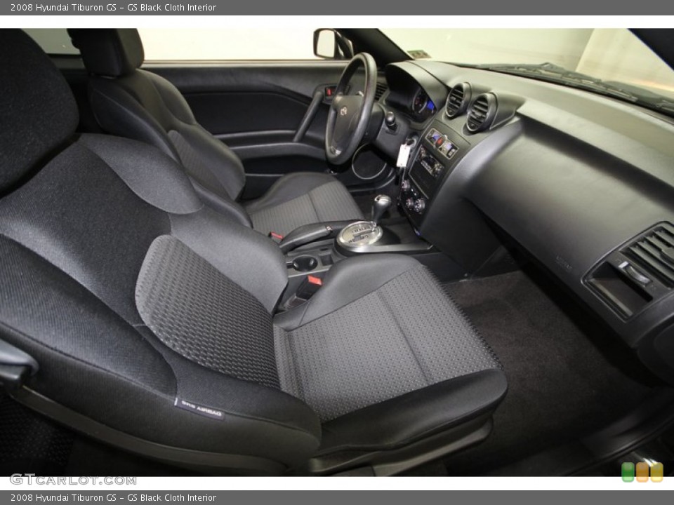 GS Black Cloth Interior Photo for the 2008 Hyundai Tiburon GS #72309850