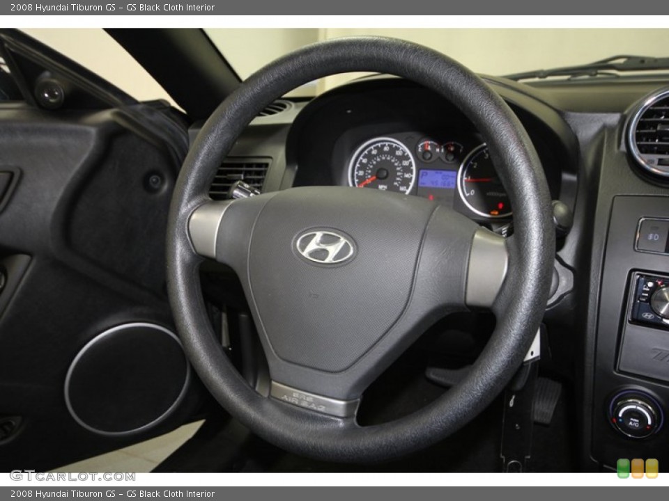 GS Black Cloth Interior Steering Wheel for the 2008 Hyundai Tiburon GS #72309921