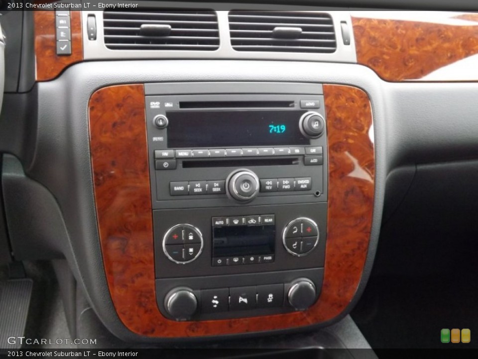Ebony Interior Controls for the 2013 Chevrolet Suburban LT #72309957