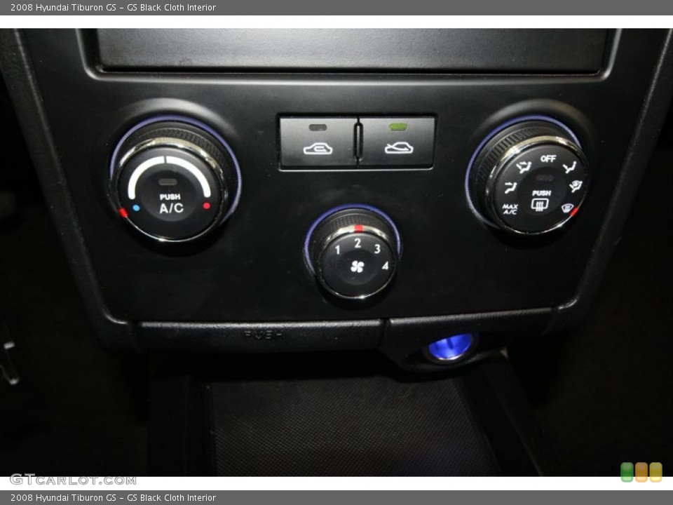 GS Black Cloth Interior Controls for the 2008 Hyundai Tiburon GS #72309992