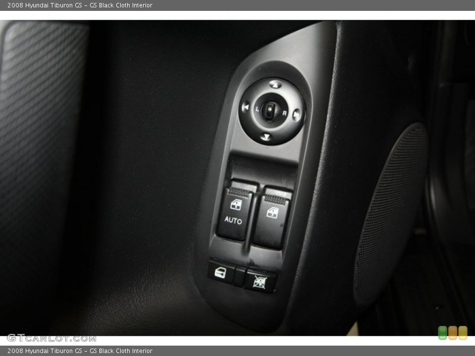 GS Black Cloth Interior Controls for the 2008 Hyundai Tiburon GS #72310046