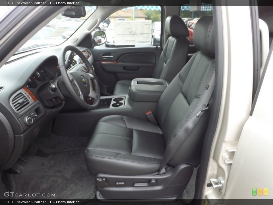 Ebony Interior Front Seat for the 2013 Chevrolet Suburban LT #72310051