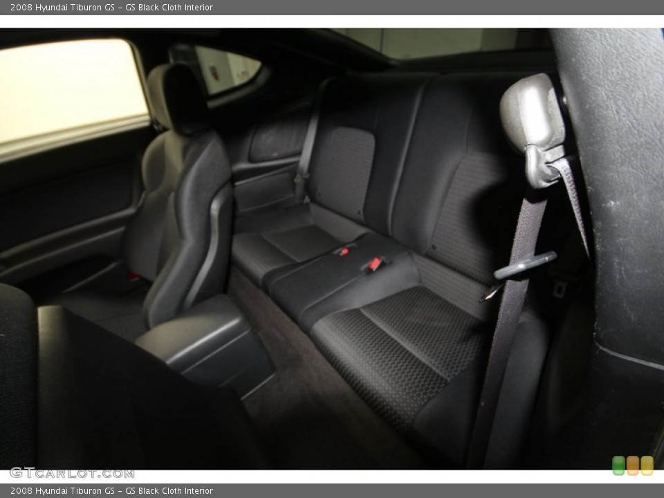 GS Black Cloth Interior Photo for the 2008 Hyundai Tiburon GS #72310096