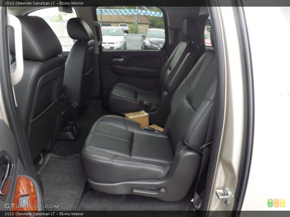 Ebony Interior Rear Seat for the 2013 Chevrolet Suburban LT #72310108