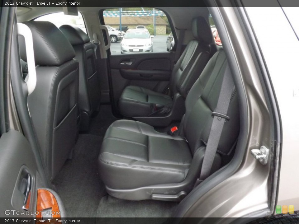 Ebony Interior Rear Seat for the 2013 Chevrolet Tahoe LT #72310708