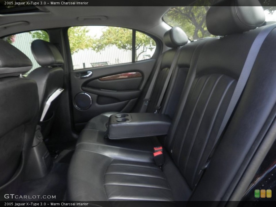 Warm Charcoal Interior Rear Seat for the 2005 Jaguar X-Type 3.0 #72311973