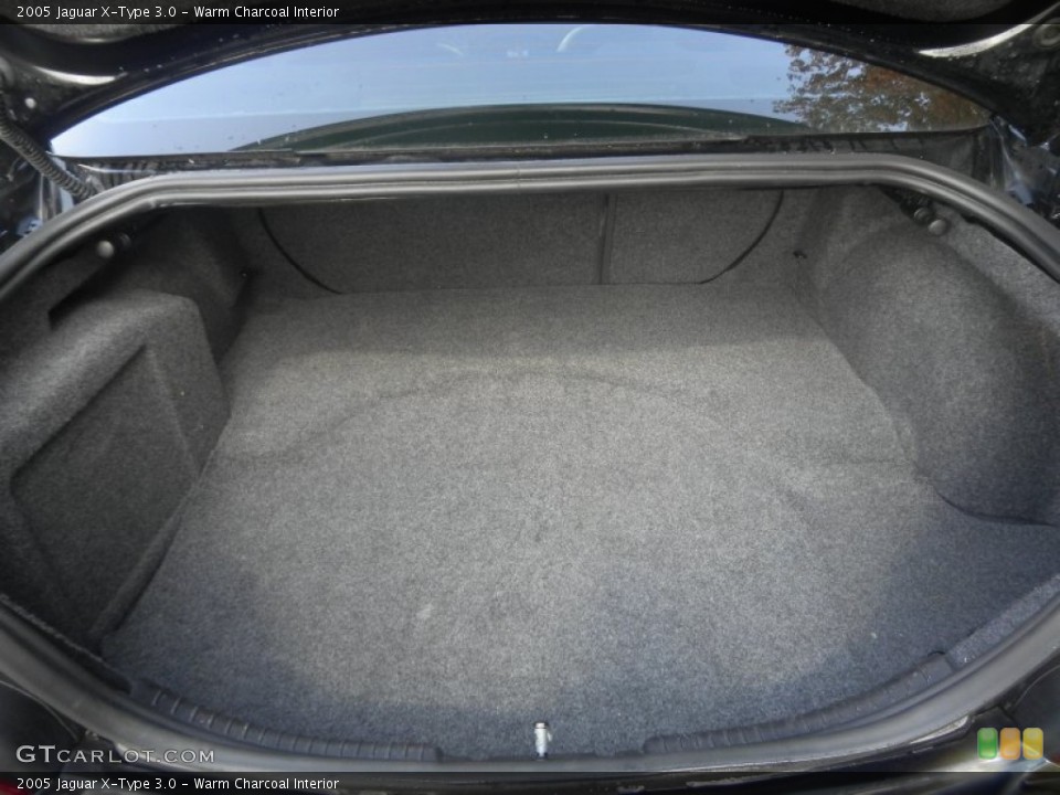 Warm Charcoal Interior Trunk for the 2005 Jaguar X-Type 3.0 #72312273