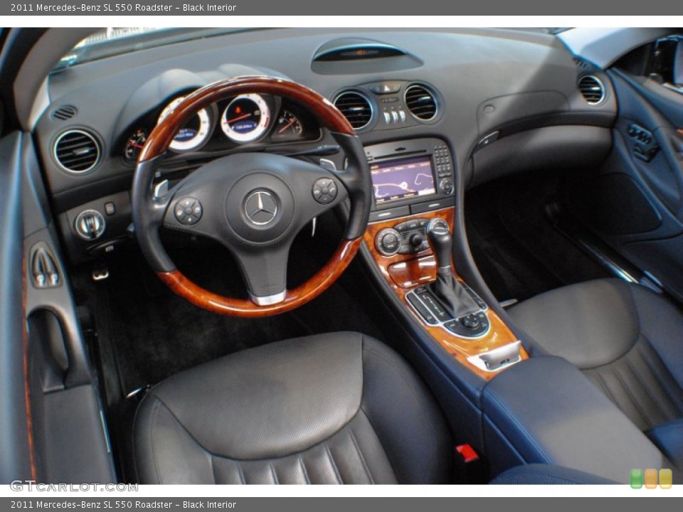 Black Interior Prime Interior for the 2011 Mercedes-Benz SL 550 Roadster #72312937