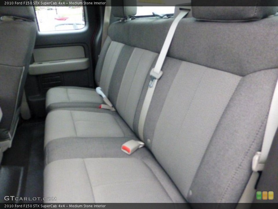 Medium Stone Interior Rear Seat for the 2010 Ford F150 STX SuperCab 4x4 #72314293