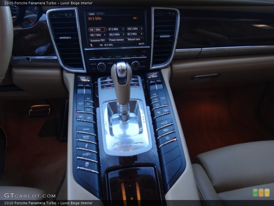 Luxor Beige Interior Controls for the 2010 Porsche Panamera Turbo #72316426