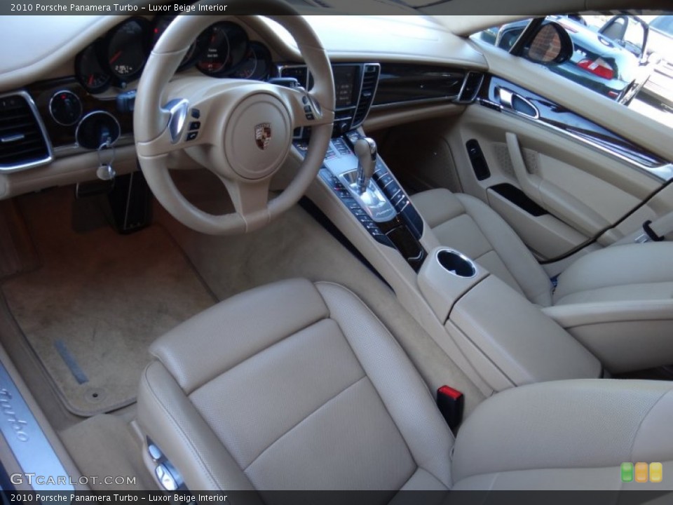 Luxor Beige Interior Prime Interior for the 2010 Porsche Panamera Turbo #72316507
