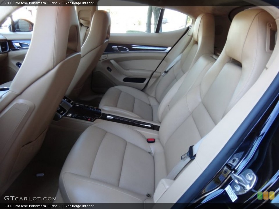 Luxor Beige Interior Rear Seat for the 2010 Porsche Panamera Turbo #72316639