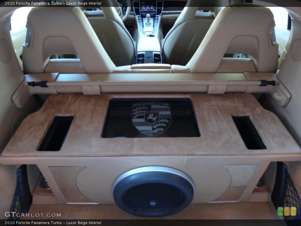 Luxor Beige Interior Trunk for the 2010 Porsche Panamera Turbo #72316683