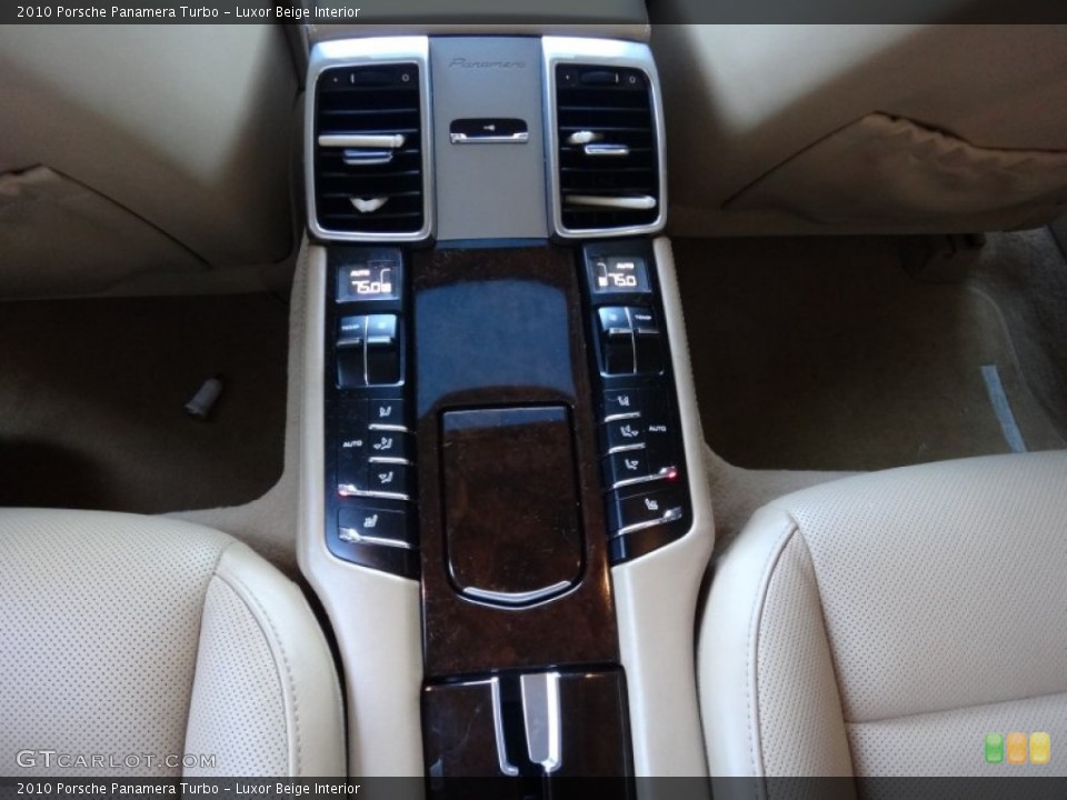 Luxor Beige Interior Controls for the 2010 Porsche Panamera Turbo #72316739