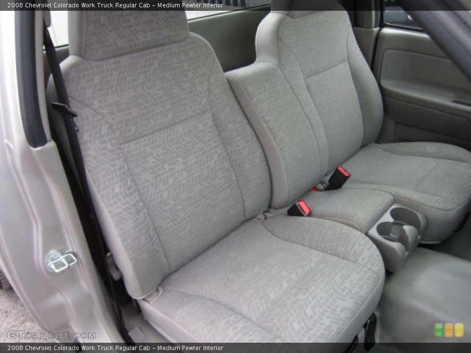 Medium Pewter Interior Front Seat for the 2008 Chevrolet Colorado Work Truck Regular Cab #72318283