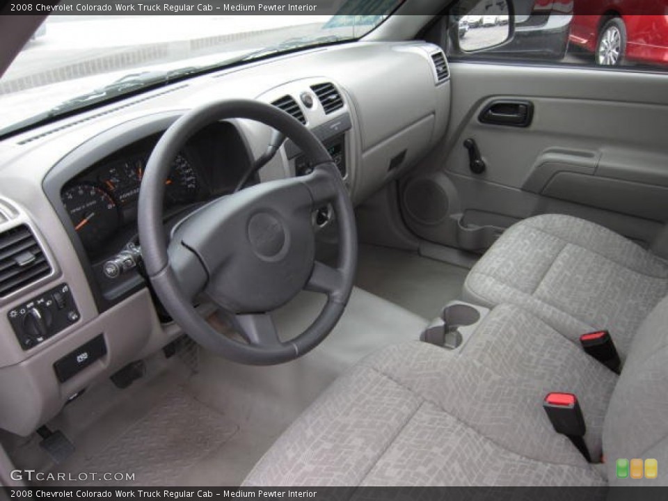Medium Pewter Interior Prime Interior for the 2008 Chevrolet Colorado Work Truck Regular Cab #72318340