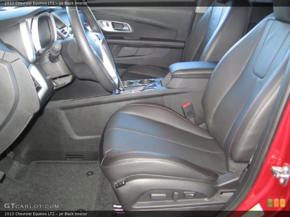 Jet Black Interior Front Seat for the 2013 Chevrolet Equinox LTZ #72318655