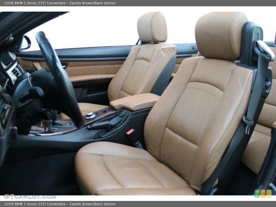 Saddle Brown/Black Interior Photo for the 2008 BMW 3 Series 335i Convertible #72320049