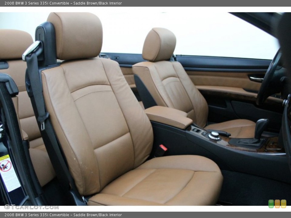 Saddle Brown/Black Interior Photo for the 2008 BMW 3 Series 335i Convertible #72320067