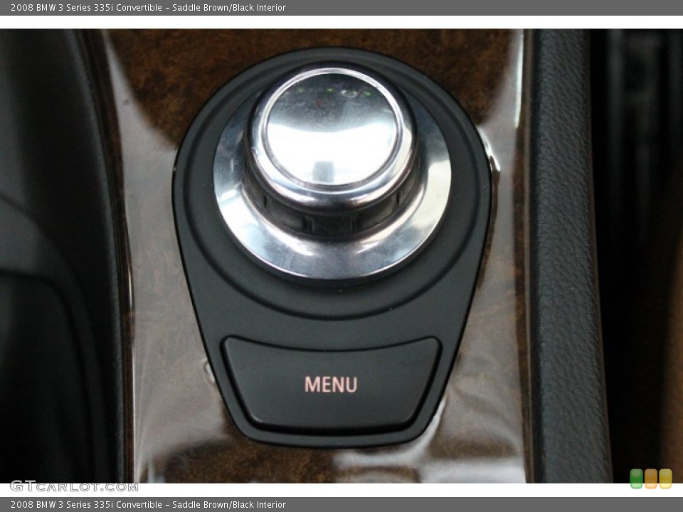 Saddle Brown/Black Interior Controls for the 2008 BMW 3 Series 335i Convertible #72320200