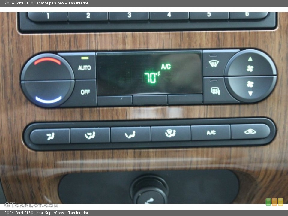 Tan Interior Controls for the 2004 Ford F150 Lariat SuperCrew #72321158