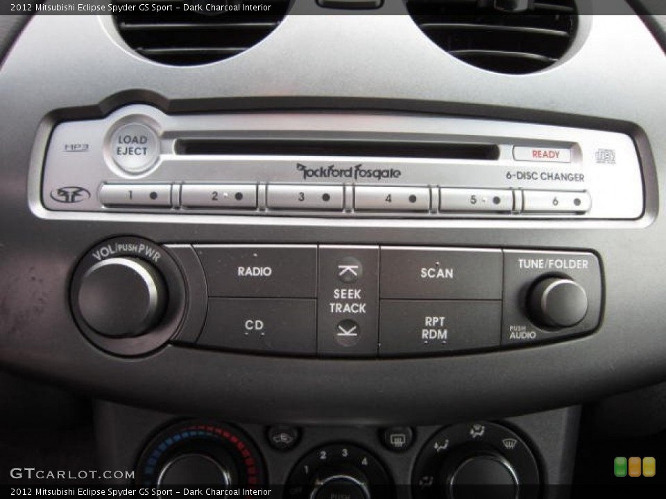 Dark Charcoal Interior Audio System for the 2012 Mitsubishi Eclipse Spyder GS Sport #72321269