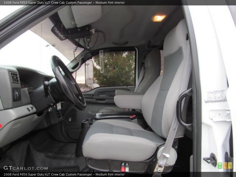 Medium Flint Interior Front Seat for the 2008 Ford F650 Super Duty XLT Crew Cab Custom Passenger #72322165