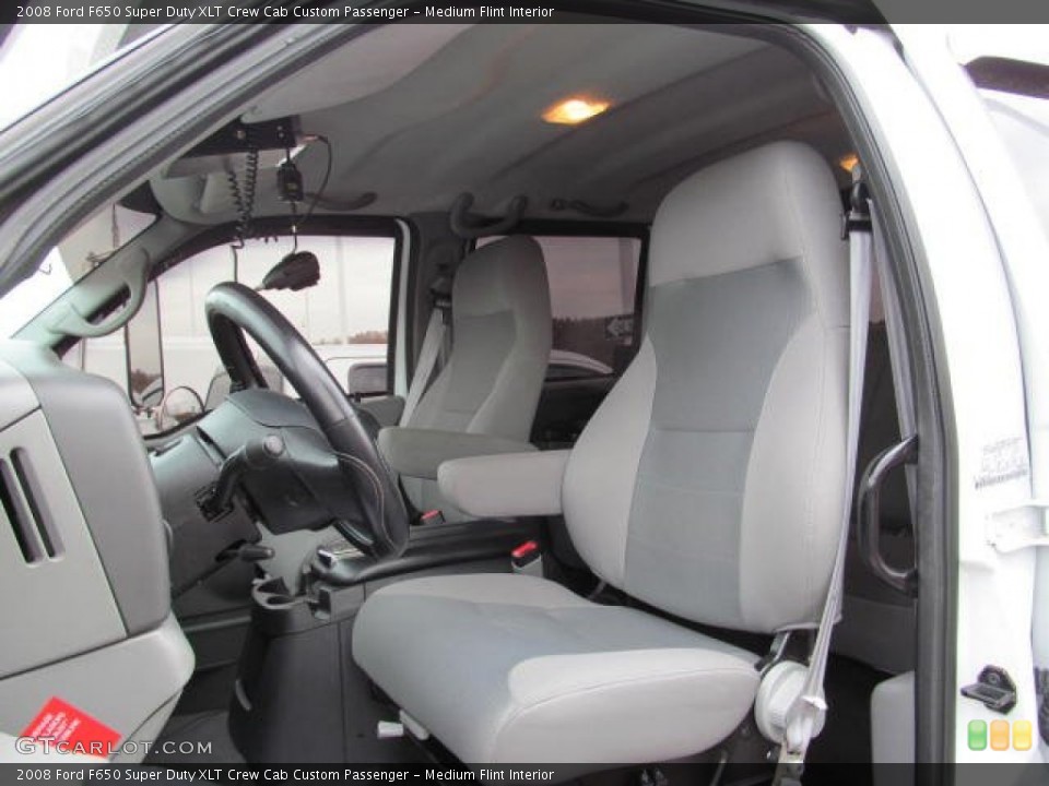 Medium Flint Interior Front Seat for the 2008 Ford F650 Super Duty XLT Crew Cab Custom Passenger #72322181