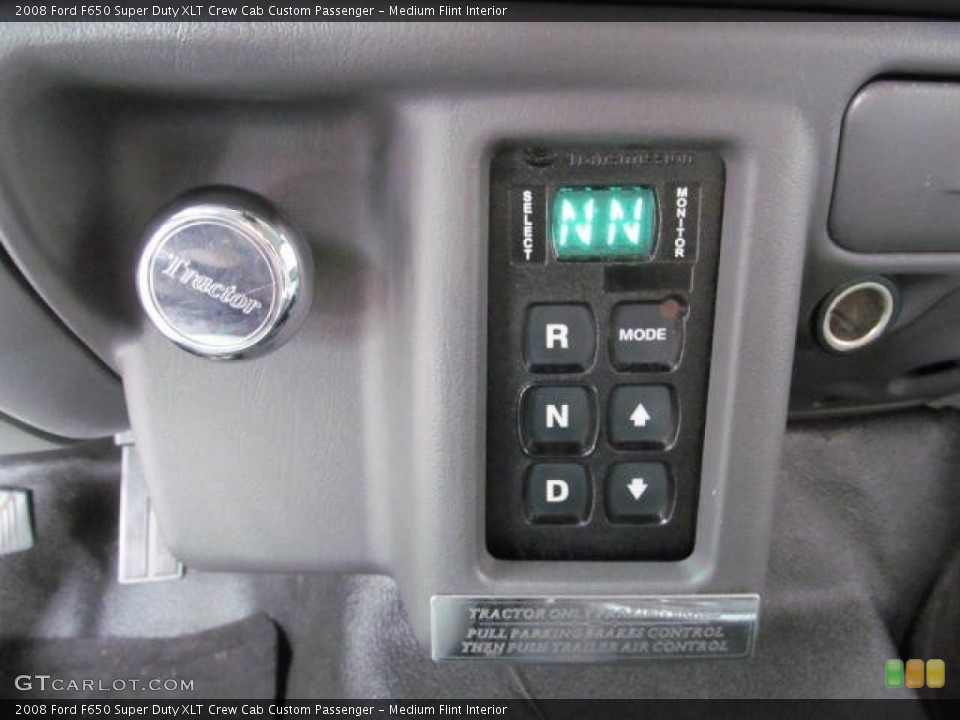 Medium Flint Interior Controls for the 2008 Ford F650 Super Duty XLT Crew Cab Custom Passenger #72322252