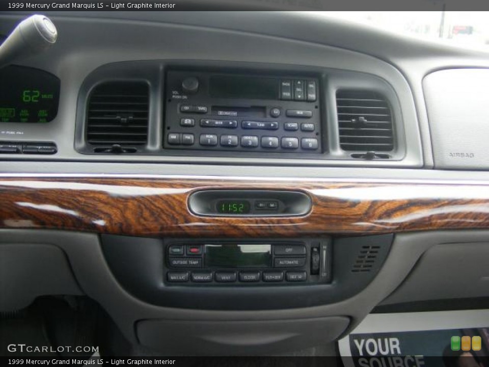 Light Graphite Interior Controls for the 1999 Mercury Grand Marquis LS #72322804