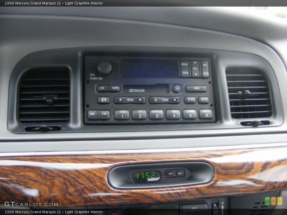 Light Graphite Interior Controls for the 1999 Mercury Grand Marquis LS #72322861
