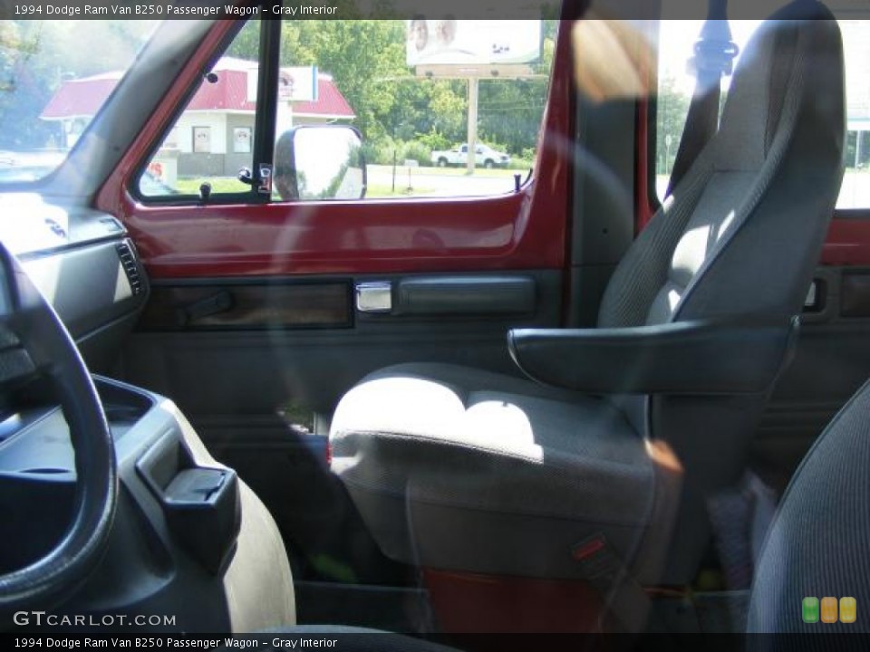 Gray Interior Front Seat for the 1994 Dodge Ram Van B250 Passenger Wagon #72323068