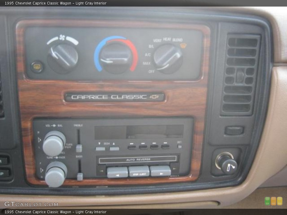 Light Gray Interior Controls for the 1995 Chevrolet Caprice Classic Wagon #72323182