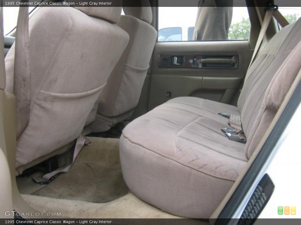 Light Gray Interior Rear Seat for the 1995 Chevrolet Caprice Classic Wagon #72323194