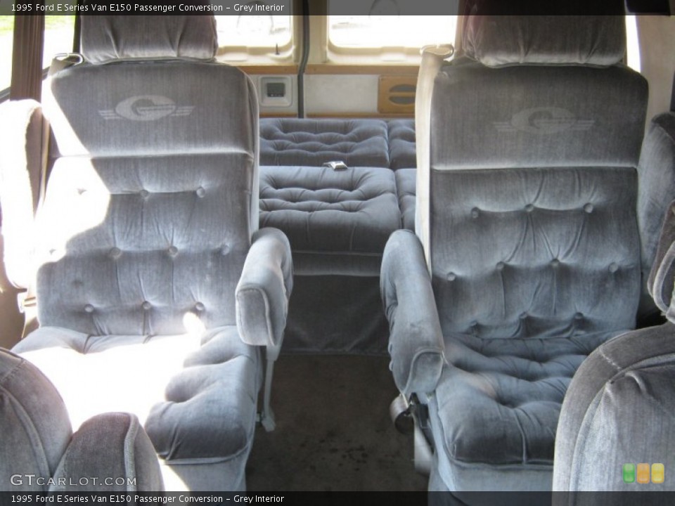 Grey Interior Rear Seat for the 1995 Ford E Series Van E150 Passenger Conversion #72323438