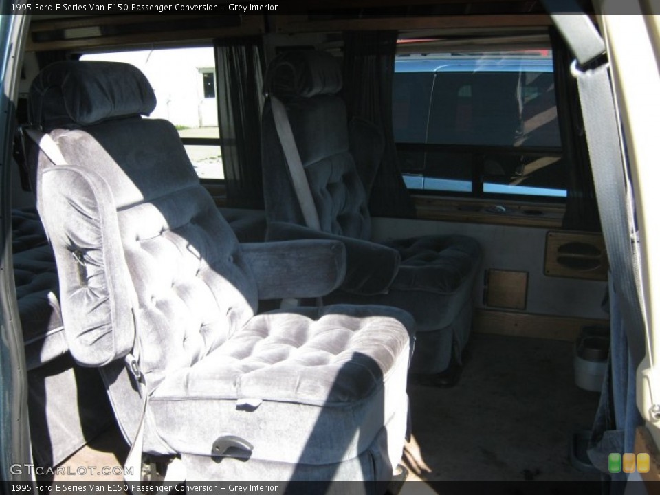 Grey Interior Rear Seat for the 1995 Ford E Series Van E150 Passenger Conversion #72323456