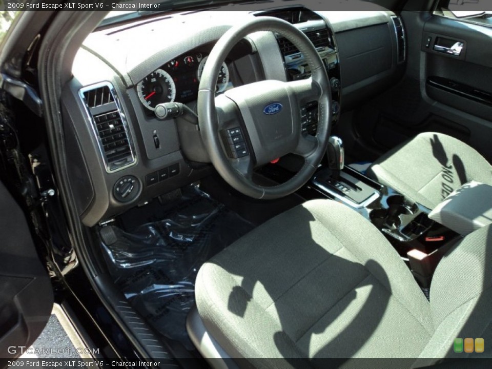 Charcoal Interior Prime Interior for the 2009 Ford Escape XLT Sport V6 #72323678